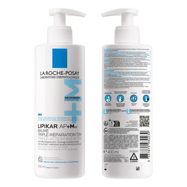 Lipikar Baume Ap+ Max 400Ml