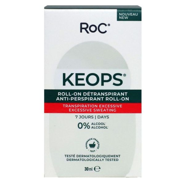 Keops Detranspirant Rollon 30Ml