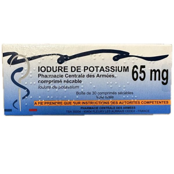 Iodure De Potassium65Mg Pca 30 Comprimés