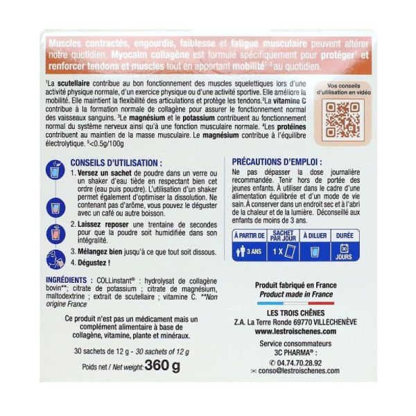 3C Pharma Myocalm Collagene+ Sac30