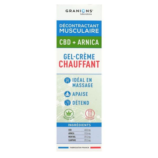 Granions CBD Arnica Gel Crème 75Ml