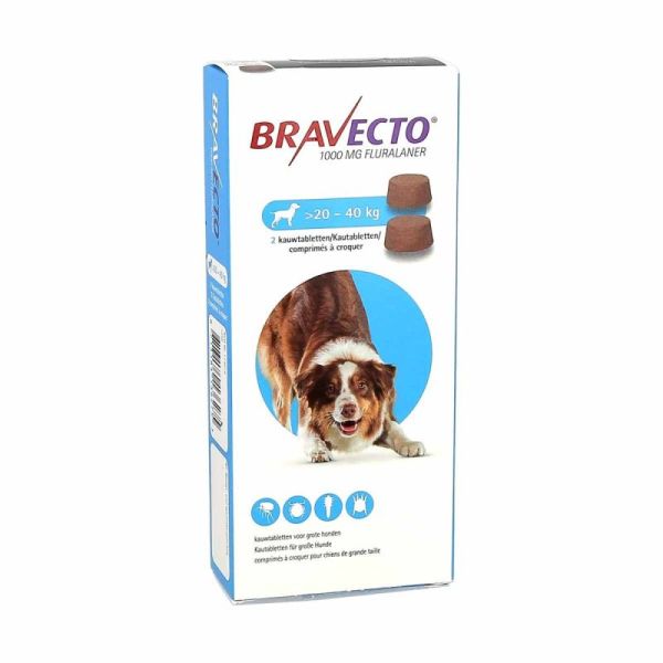 Bravecto Cpr Ch 20-40Kg B/2