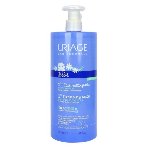 Uriage Bebe 1Ere Eau Nettoyante 1L