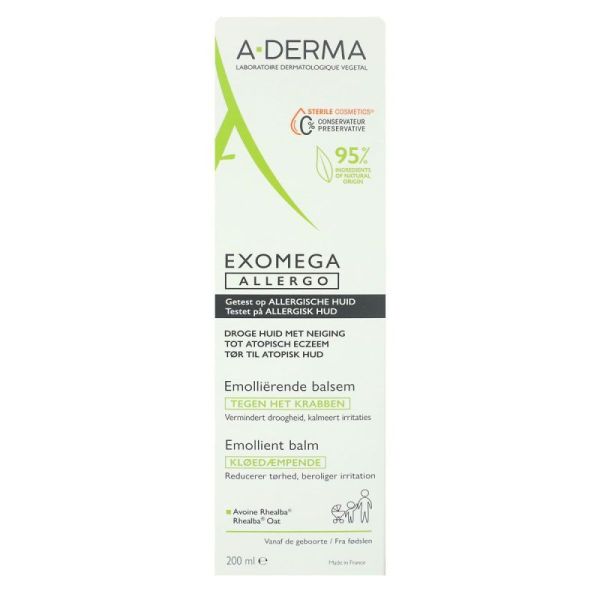 A-Derma Exomega Allergo 200Ml