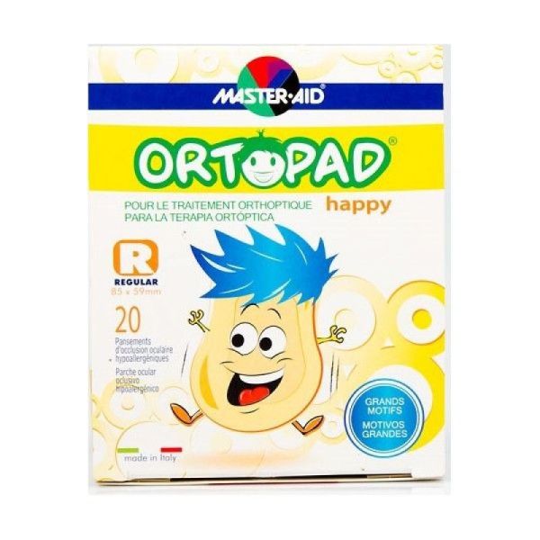 Ortopad Happy Pans Ophtalm Regular Décor B/20