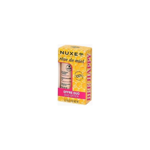 Nuxe Reve De Miel Stick Levre Duo