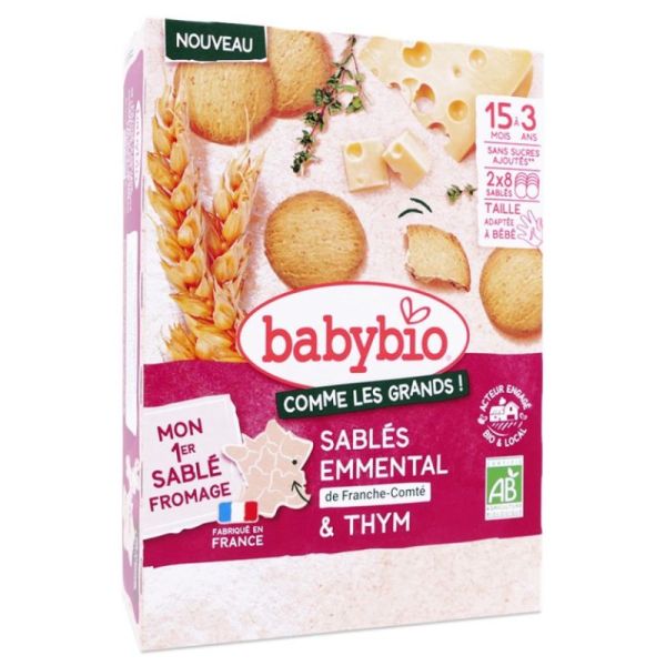 Babybio Biscuit Emmental Thym