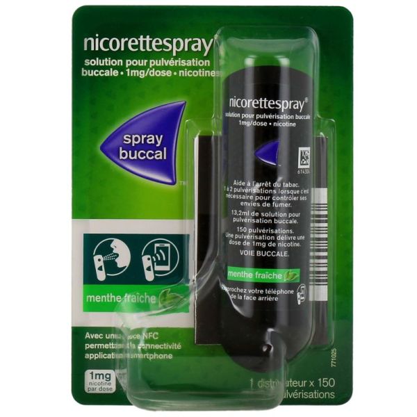 Nicorettespray 1Mg/Dose Sol Fl 1