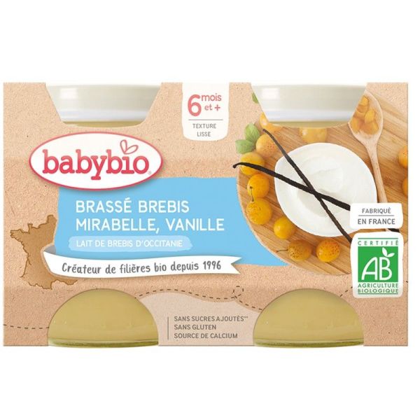Brasse Brebis Mirabelle Vanille 2X130G