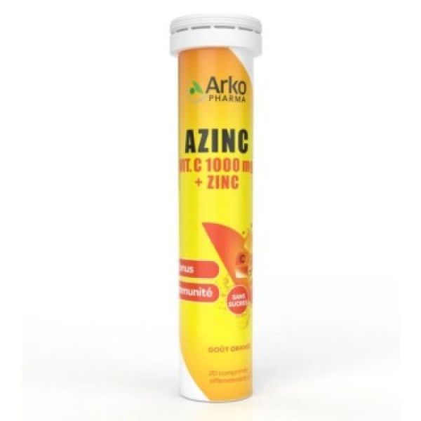 Azinc Vit C 1000Mg+Zinc Cpr Eff 20