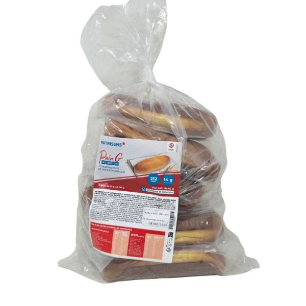 Pain G-Nutrition Pain Brioché Nature 12/65G
