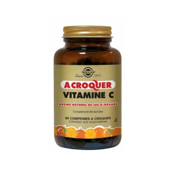 Solgar Vit C 500Mg Oran Cpr Croq90