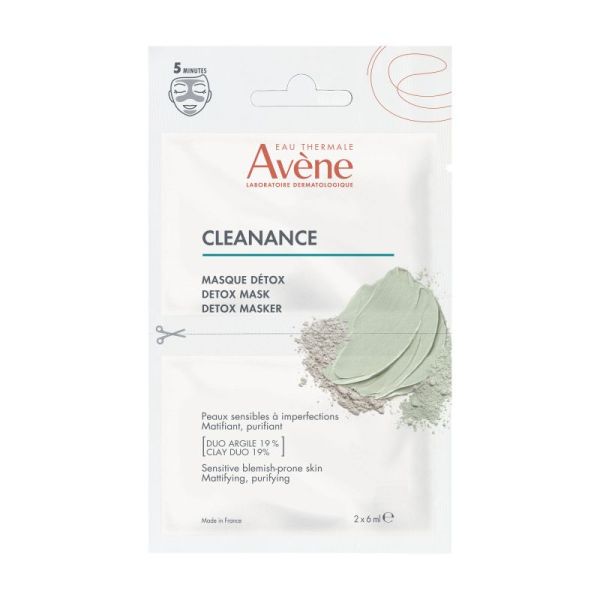 Avene Cleanance Masque Detox 2X6Ml
