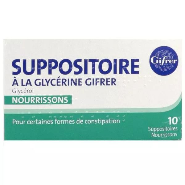 Glycerine Sup Bb Gifrer 10