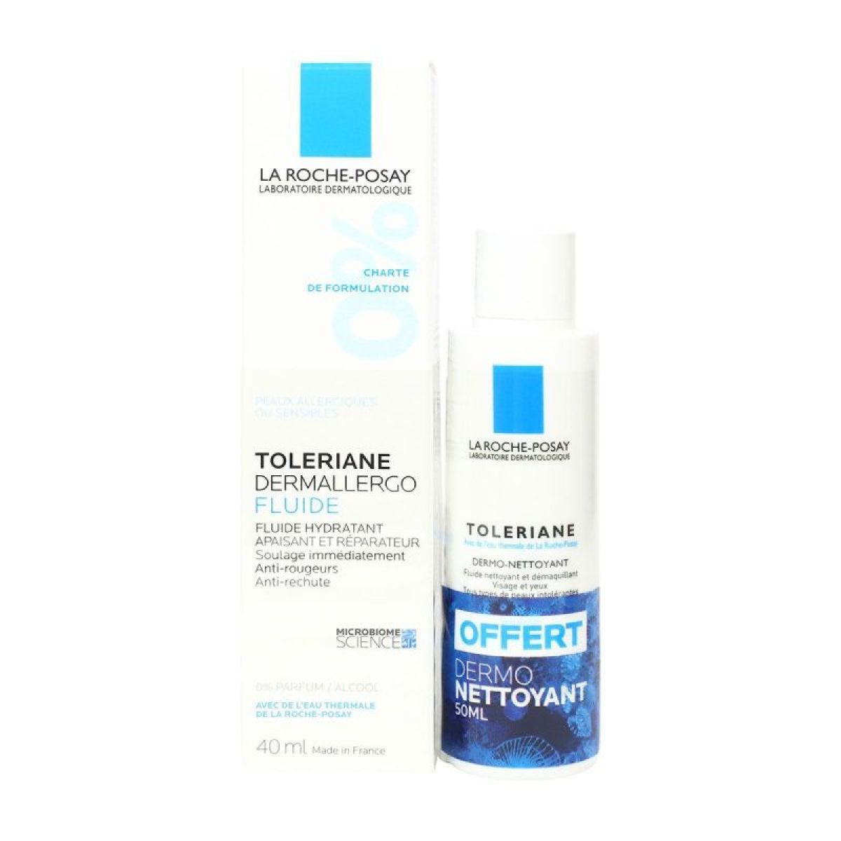 Toleriane Dermallergo Fluide + Nettoyant - Peaux Sensibles et Réactives