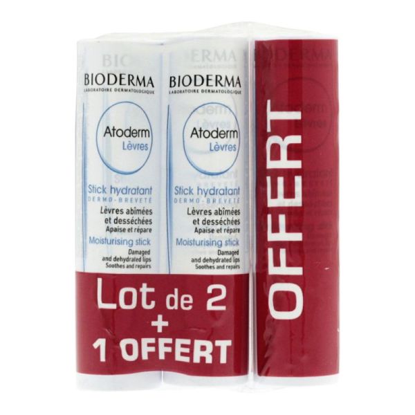 Atoderm Stick Levre 4G Lot3