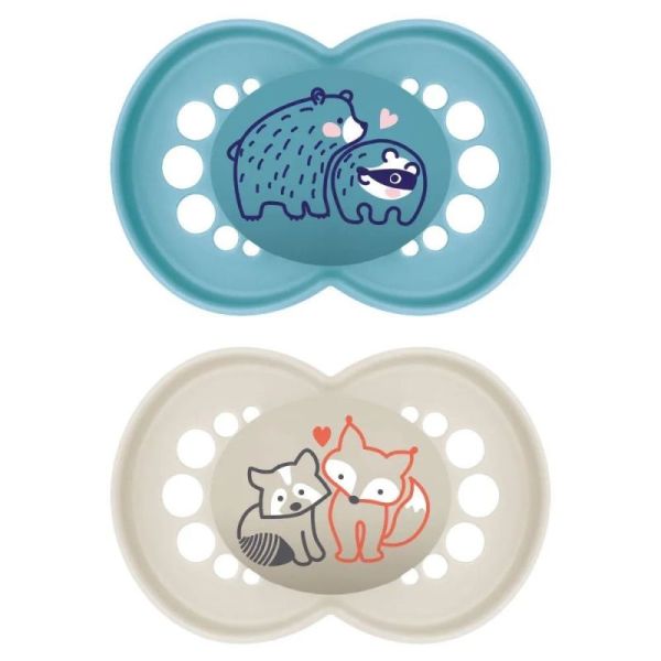 Sucet Mam Origin Natur Sil 18+M X2