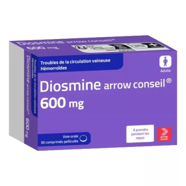 Diosmine 600Mg Arw Cons Cpr 30