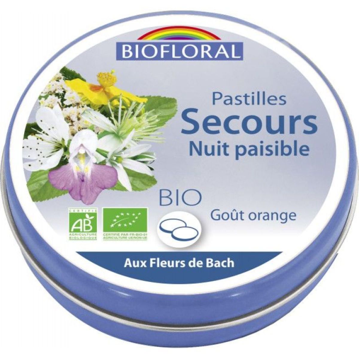 Pastilles Fleurs De Bach Biofloral - Au Choix Secours, Jour/Nuit, Enfant - Fabriqué En France - Neuf