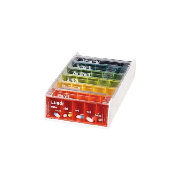 Anabox Pilulier Hebdomadaire Arc En C