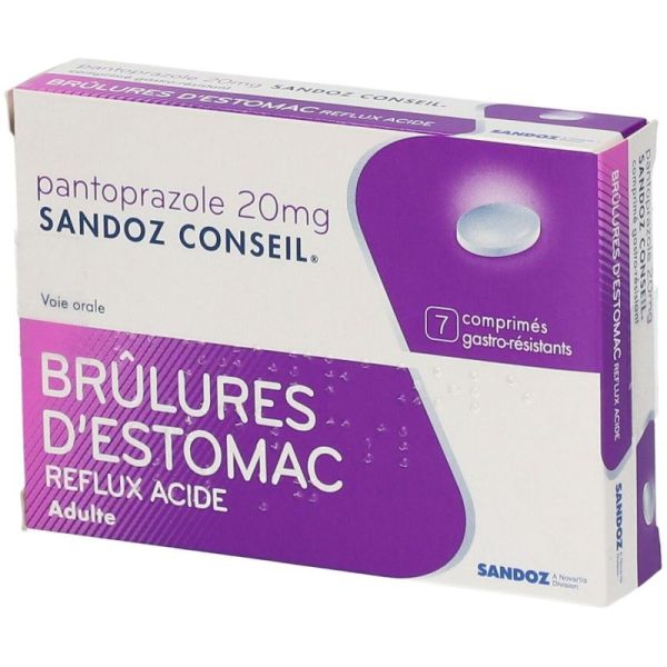 Pantoprazole 20Mg Sandoz Conseil Cpr 14