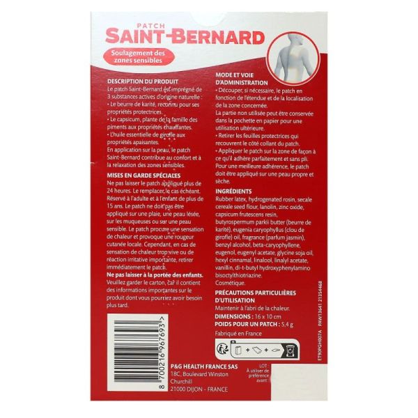 St Bernard Patch X3
