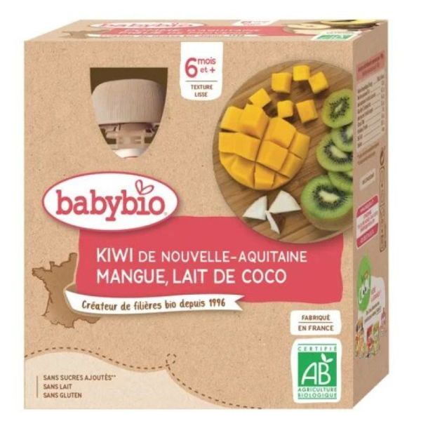 Babybio Kiwi Mangue Lait de Coco