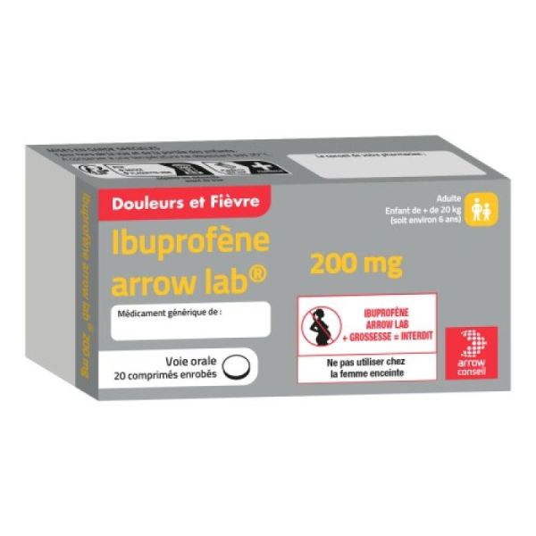 Ibuprofene 200Mg Arrow Cpr 20
