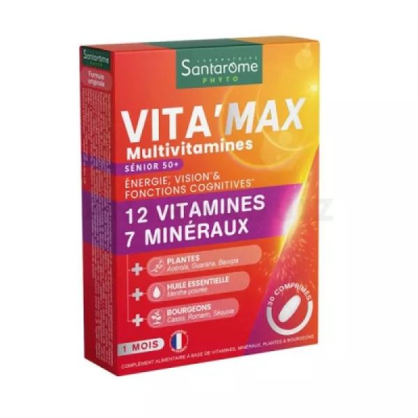 Santarome Vita'max Senior Comprimés x30