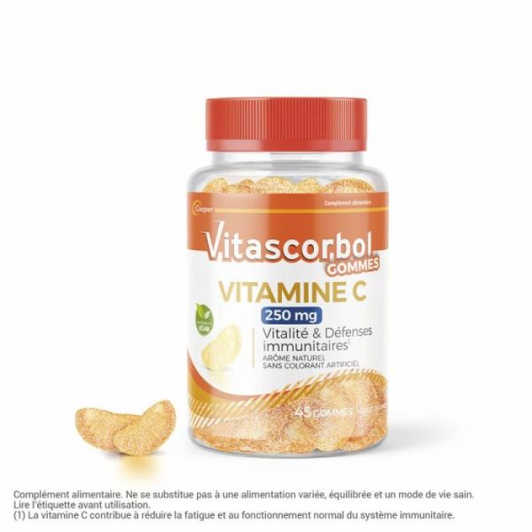 Vit C Vitascorbol Gommes Vitamine c 250Mg 45