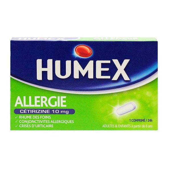 Cetirizine Conseil Humex Allerg 7 Cps