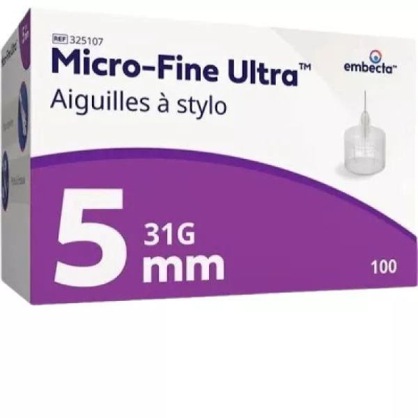 Aiguille Bd Micro-Fine Ult.aig 5Mm 31G 100