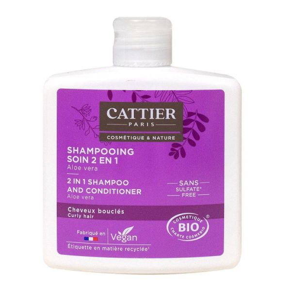 Cattier Sh Boucle 2En1 250Ml