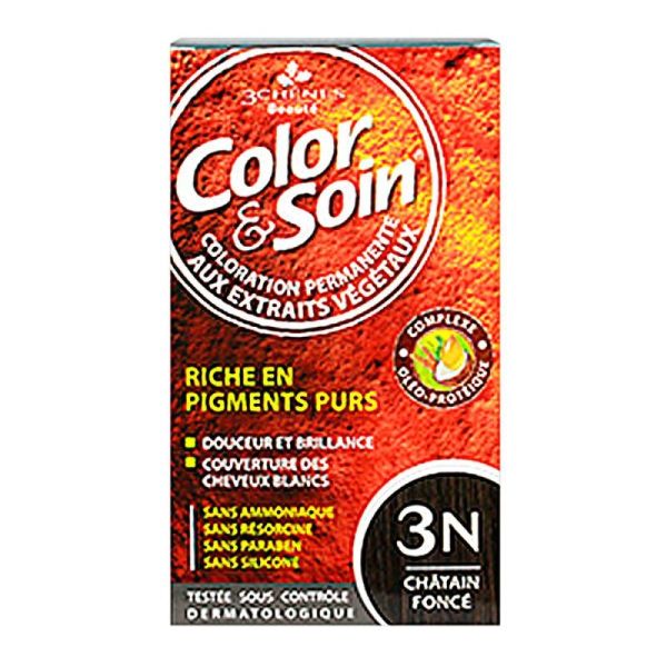 3 Chenes Color&Soin Châtain Foncé 3N