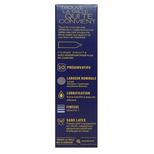 Preserv Durex Intensity Xl S/Lat10
