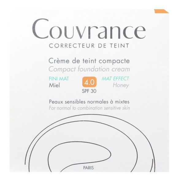 Couvrance Cr Teint Comp Mat Miel 9,5G