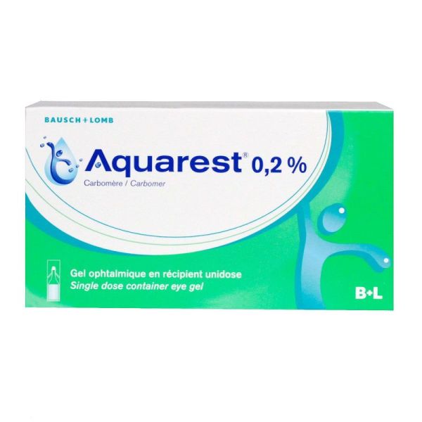 Aquarest 0,2% Gel Opht Unidose 60