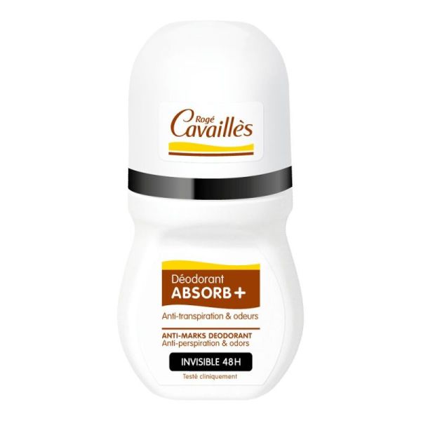 Cavailles Deodorant Abso+ Roll on Invisible 50Ml