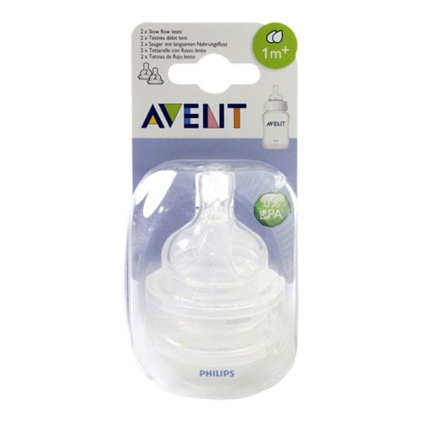 Tetine Avent Silic Debit Lent/2 2