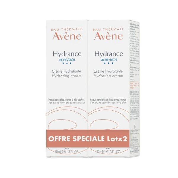 Avene Hydrance Riche Cr 40Mlx2