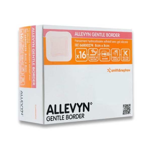 Allevyn Gent Bord Pans Hydroc Tr Abs 8X8Cm 16