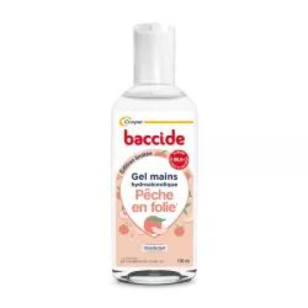 Baccide Gel Main Sans Rinçage Pêche 100ml