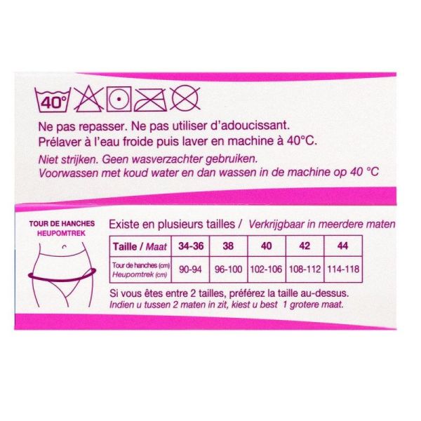 Saforelle Culotte Absorb Noir Txxl