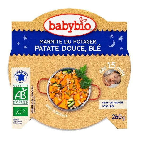Babybio Junior Alim Inf Patate Dce Blé 260G