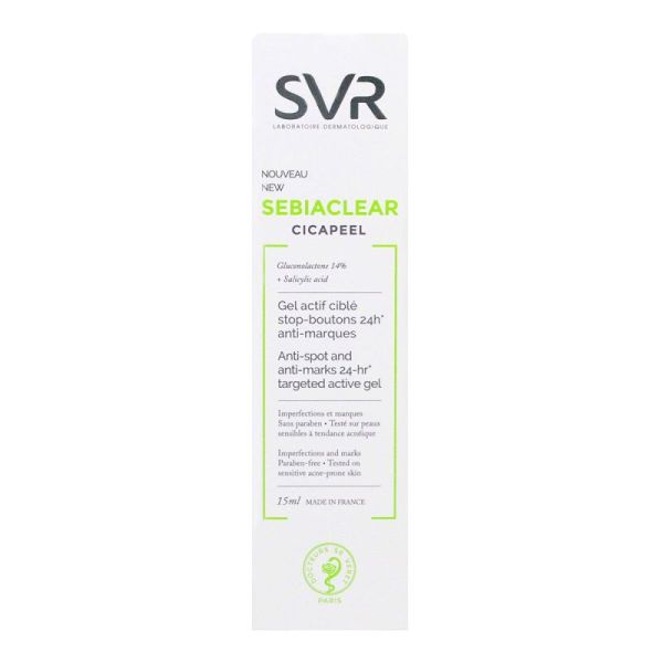 Svr Sebiaclear Cicapeel Gel T/15Ml