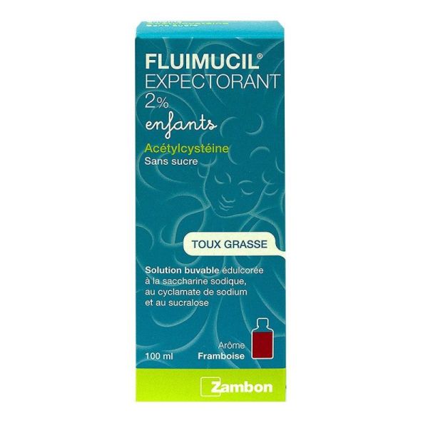 Fluimucil Acetyl 2% S Buv S Suc Enf Fl/100Ml