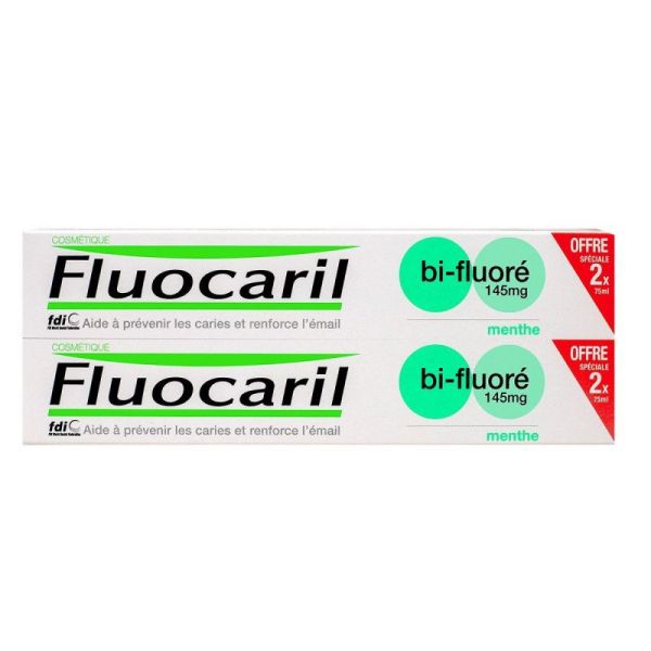Fluocaril Bi-Fluore Menthe 2X75Ml