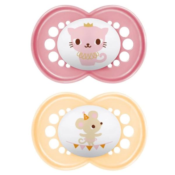 Sucet Mam Origin Anim Sil 18+M X2