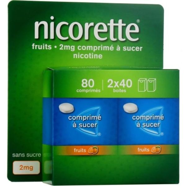 Nicorette 2Mg Cpr Sucer Fruit 160