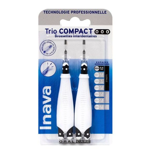 Inava Trio Compac Brossett 0/0/0 Blist/6